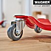 Wagner System Transportroller MM 1196 (L x B x H: 250 x 250 x 75 mm, Traglast: 100 kg, Stahl) | BAUHAUS