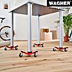 Wagner System Transportroller MM 1196 (L x B x H: 250 x 250 x 75 mm, Traglast: 100 kg, Stahl) | BAUHAUS