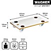 Wagner System Transportroller MM 1319 (L x B x H: 57,5 x 30 x 10 cm, Traglast: 200 kg, Holz) | BAUHAUS