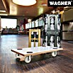 Wagner System Transportroller MM 1319 (L x B x H: 57,5 x 30 x 10 cm, Traglast: 200 kg, Holz) | BAUHAUS