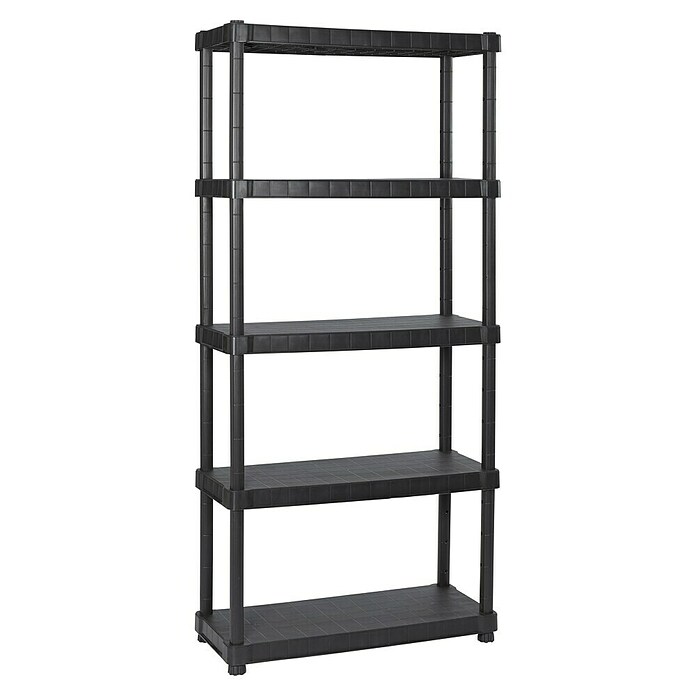 Regalux Estantería de plástico Urano (L x An x Al: 40 x 90 x 188 cm, Capacidad de carga: 55 kg/balda)