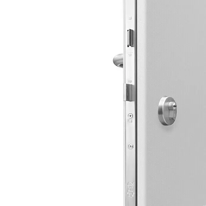 Splendoor Haustür Thermodoor PLUS SPL - 100 x 210 cm, DIN Anschlag: Rechts, Verkehrsweiß - Detailaufnahme