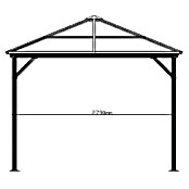 Sojag Pavillon Verona 10 x 14 (423 x 298 x 261 cm, Anthrazit)