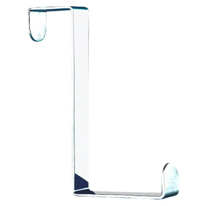 Wenko Türhaken - Edelstahl, 6 Stk. - Ein silberner Türhaken für zusätzlichen Stauraum, ideal zum Aufhängen von Kleidung oder Accessoires. Praktische Lösung für mehr Ordnung.