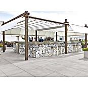 Terrassenfliese Click and Go Square Concrete (60 x 60 cm, Grau, Matt) | BAUHAUS
