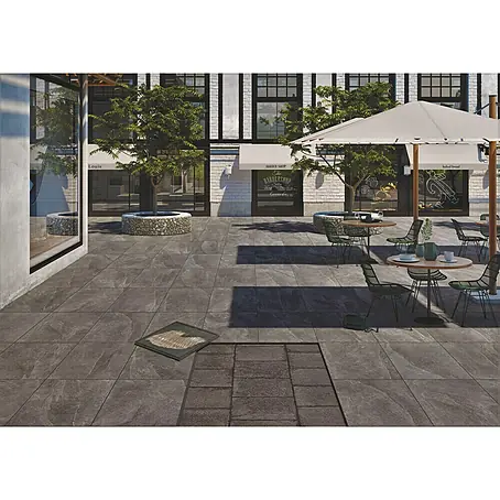 Terrassenfliese Click and Go Trend Black