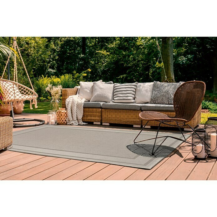 Outdoor-Teppich Arizona (Grau, 230 x 160 cm, 100 % Polypropylen) | BAUHAUS