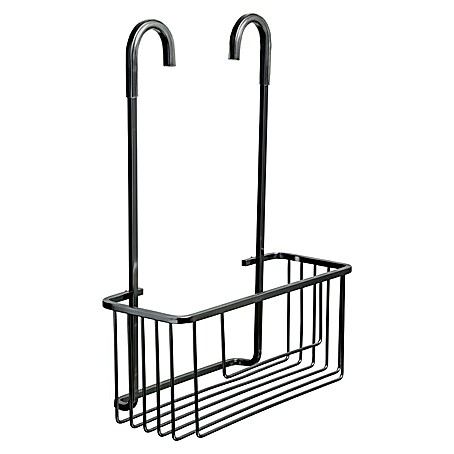 Tatay Aluminium Cesta de baño (12,8 x 28 x 38,5 cm, Aluminio, Negro)