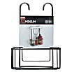 Tatay Aluminium Cesta de baño (12,8 x 28 x 38,5 cm, Aluminio, Negro) | BAUHAUS