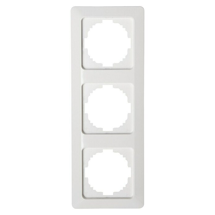 Voltomat Milano Afdekraam (Wit, 3 standen, Kunststof, Inbouw)