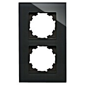 Voltomat Verona Glazen afdekraam (Zwart, 2 voudig, Glas) | BAUHAUS