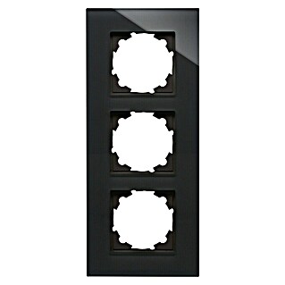 Voltomat Verona Glazen afdekraam (Zwart, 3 voudig, Glas)