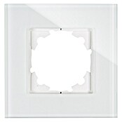 Voltomat Verona Glazen afdekraam (Wit, Enkelvoudig, Glas) | BAUHAUS