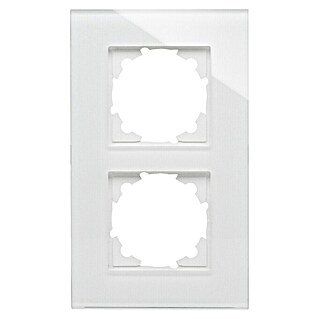 Voltomat Verona Glazen afdekraam (Wit, 2 voudig, Glas)