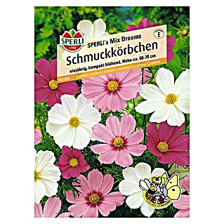 Sperli Blumensamen Schmuckkörbchen (Sonata Mischung, Cosmos sulphureus, Blütezeit: Juli)