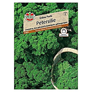 Sperli Kräutersamen Petersilie (Grüne Perle, Petroselinum crispum, Saatzeit: März, Erntezeit: Ganzjährig)