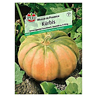 Sperli Gemüsesamen Kürbis (Muscat de Provence, Cucurbita moschata, Erntezeit: September - Oktober)