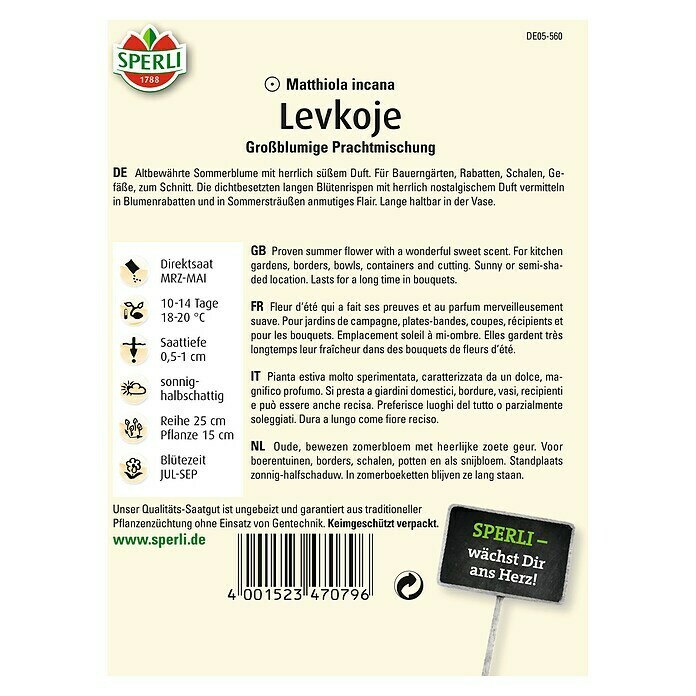 LEVKOJE GROSSBLUMIGEMISCHUNG