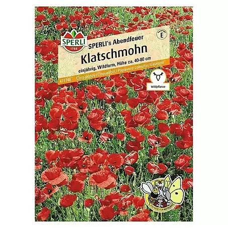 Sperli  Blumensamen Klatschmohn