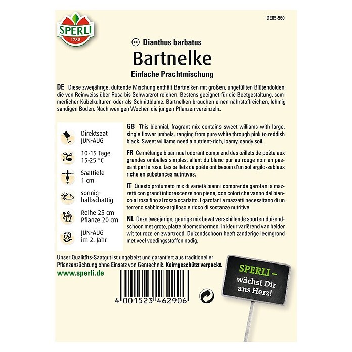 BARTNELKE           PRACHTMISCHUNG