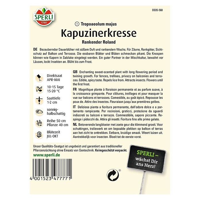 KAPUZINERKRESSE     ROLAND MISCHUNG