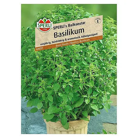 Sperli  Kräutersamen Basilikum