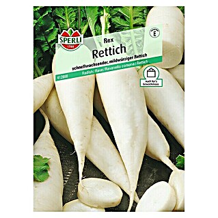 Sperli Gemüsesamen Rettich (Rex, Raphanus sativus, Erntezeit: Juni)