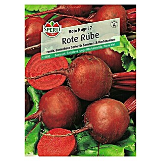 Sperli Gemüsesamen Rote Rübe (Rote Kugel 2, Beta vulgaris, Erntezeit: August)