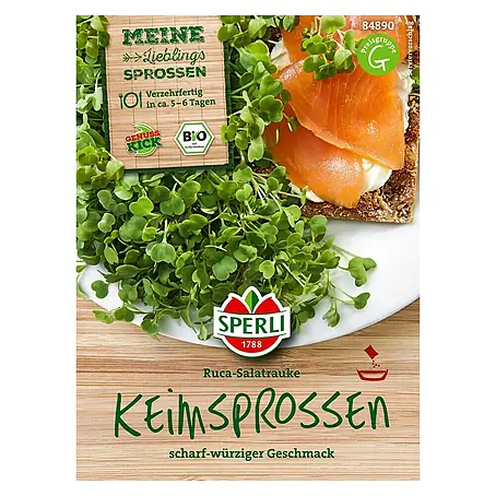 Sperli  Salatsamen Bio-Keimsprossen Ruca-Salatrauke