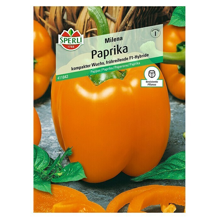 Sperli Gemüsesamen Paprika (Milena, Capsicum annuum, Erntezeit: August) | BAUHAUS