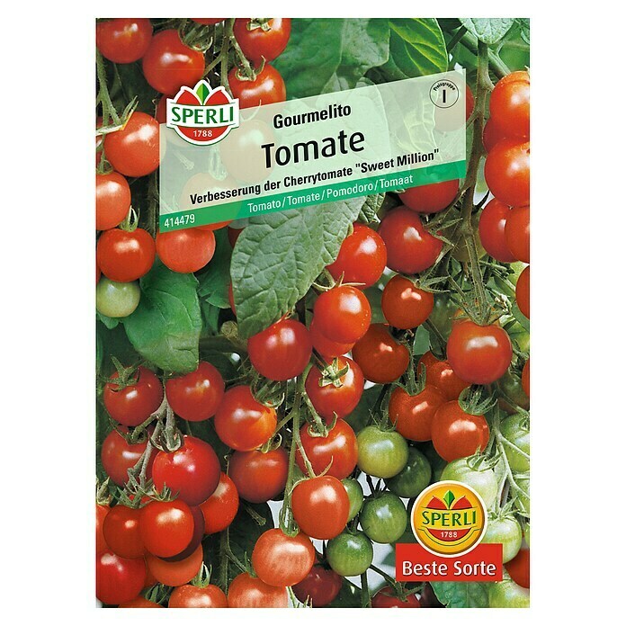 Sperli Gemüsesamen Tomate (Gourmelito, Solanum lycopersicum, Erntezeit: Juli) | BAUHAUS