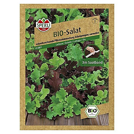 Sperli Salatsamen Bio Salat 'Babyleaf' Saatband