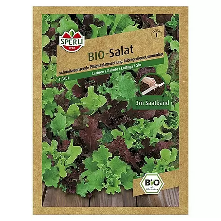 Sperli  Salatsamen Bio Salat 'Babyleaf' Saatband