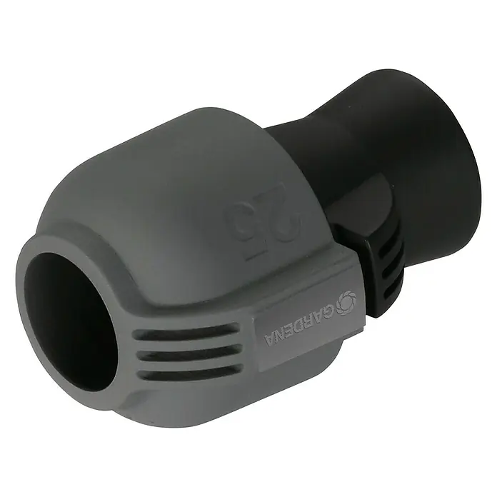 Gardena Sprinklersystem Verbinder - Durchmesser: 25 mm, Größe Anschluss: ¾″ (Innengewinde) - Gardena Wasserstop-Anschlussstück für Gartenschläuche, zuverlässige Verbindung und einfache Handhabung für die Gartenbewässerung.