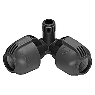 Gardena Sprinklersystem Kutna spojnica za cijev (Promjer: 25 mm, Veličina priključka: ½″)