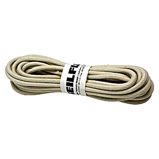 Seilflechter Leine Baumwolle geflochten (Durchmesser: 8 mm, Länge: 10 m, Natur)