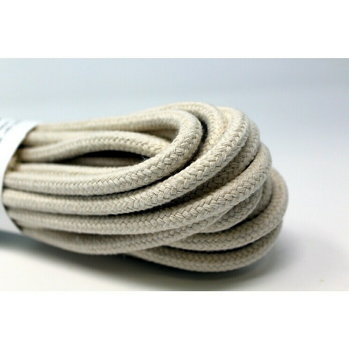 Seilflechter Leine Baumwolle geflochten (Durchmesser: 8 mm, Länge: 10 m, Natur) | BAUHAUS