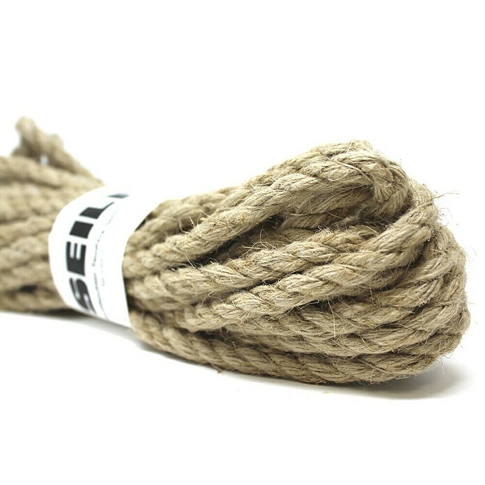 Seilflechter Seil Hanf geschlagen (Durchmesser: 8 mm, 10 m, Natur) | BAUHAUS
