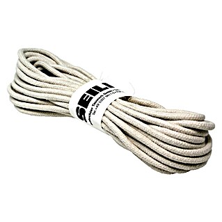 Seilflechter Leine Baumwolle geflochten (Durchmesser: 6 mm, Länge: 15 m, Natur)