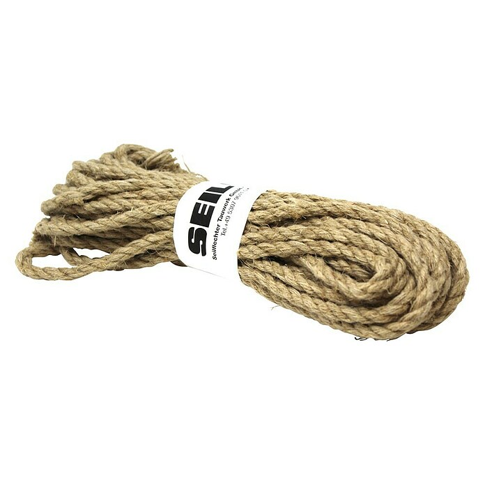 Seilflechter Seil Hanf geschlagen (Durchmesser: 6 mm, 15 m, Natur) | BAUHAUS