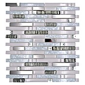 Mozaik pločica Crystal Mix  (29,8 x 33,8 cm, Bijele boje, Sjaj) | BAUHAUS