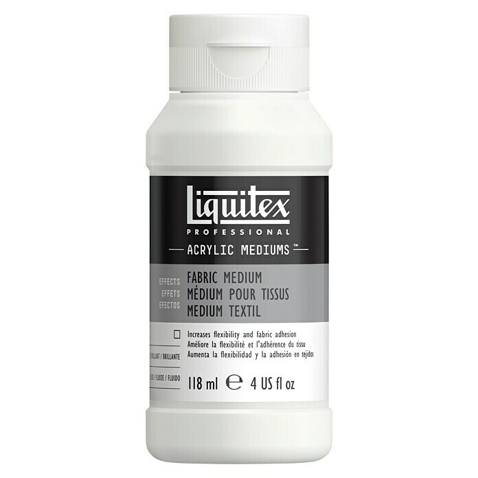 Liquitex Professional Textilmalmittel118 ml, Transparent Front View