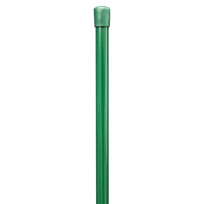 Alberts Geflechtspannstab - 10 mm x 155 cm, Grün - Grüner, beschichteter Pflanzpfahl mit Kappe. Ideal für den Garten zur Unterstützung von Pflanzen und zum Schutz vor Wind und Wetter.