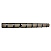 Umbra Garderobenleiste Flip (L x B x H: 64 x 813 x 32 cm, Holz, Grau, Zinn, Anzahl_Haken: 8 Stück (Stk.)) | BAUHAUS