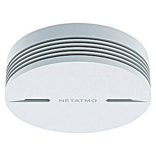 Netatmo Rauchwarnmelder (Durchmesser: 11,5 cm, Batterielaufzeit: 10 Jahre, Alarmsignal: 85 dB)