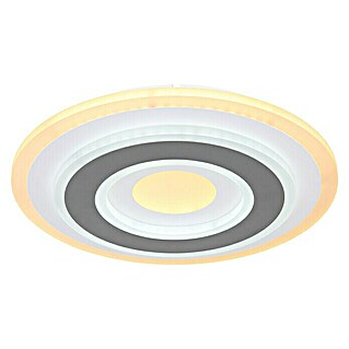 Globo Plafón LED redondo Sabatino (21 W, Ø x Al: 30 x 5,5 cm, Opal)
