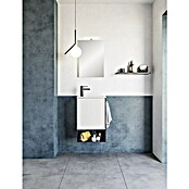 Riva Conjunto de mueble de baño Indus (Ancho total del mueble de baño: 45,3 cm, Blanco, Negro, Brillante, 3 pzs.) | BAUHAUS