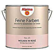 Alpina Wandfarbe Feine Farben (2,5 l, Wolken in Rosé, No. 23 - Verträumtes Graurosé, Matt)