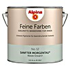 Alpina Wandfarbe Feine Farben (2,5 l, Sanfter Morgentau, No. 12 - Blasses Graugrün, Matt)