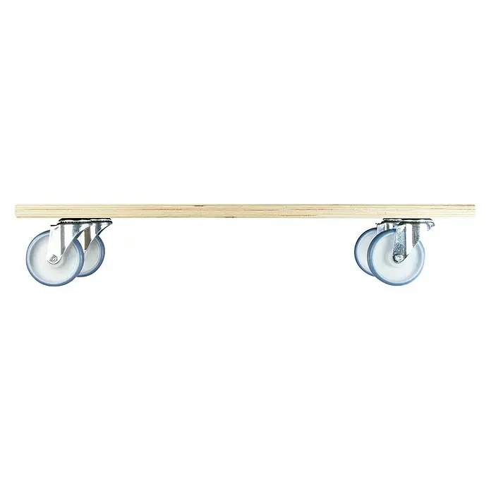 Wagner System Transportroller MM 9646 - L x B x H: 780 x 490 x 150 mm, Traglast: 500 kg, Holz - Möbelroller mit vier Rollen und einer Holzplatte. Ideal zum einfachen Bewegen von Möbeln und anderen schweren Gegenständen.